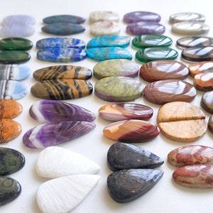 25 Matching  Pairs Lot - Special Mix Gemstone Lot - Limited Edition Cabs lot.