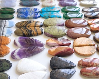 25 Matching  Pairs Lot - Special Mix Gemstone Lot - Limited Edition Cabs lot.