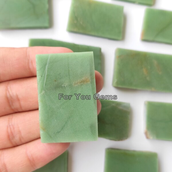 Olive Green Jade - Wholesale Olive Green Jade Slabs Lot - Natural Olive Green Jade Gems Raw slabs - Loose Olive Green Jade stone Slabs