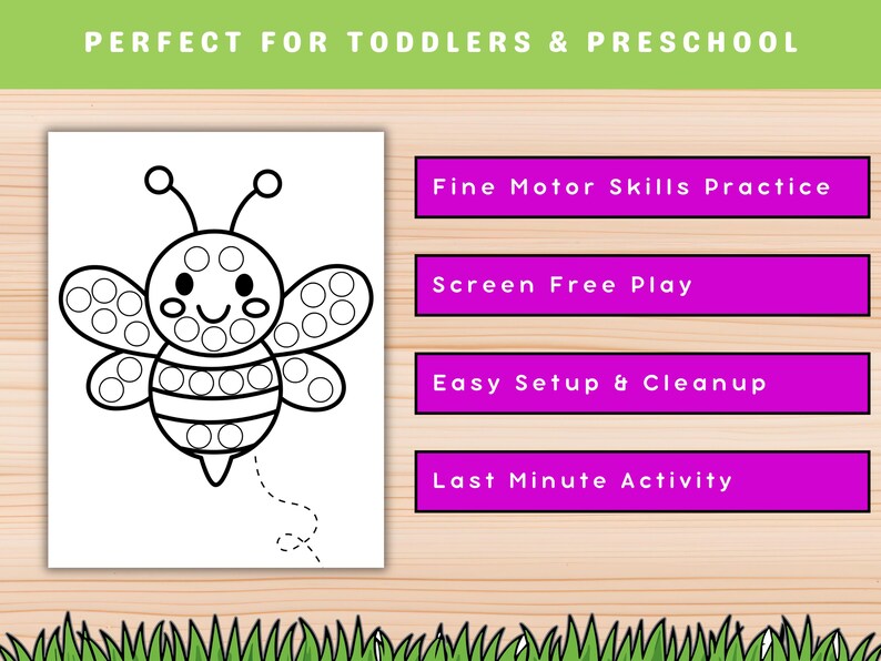 Spring Dot Marker Pages Printable PDF – Do a Dot Spring Activity Sheets ...