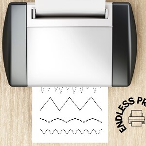Tracing Lines Worksheets, Preschool Tracing Activities, Printable Busy ...