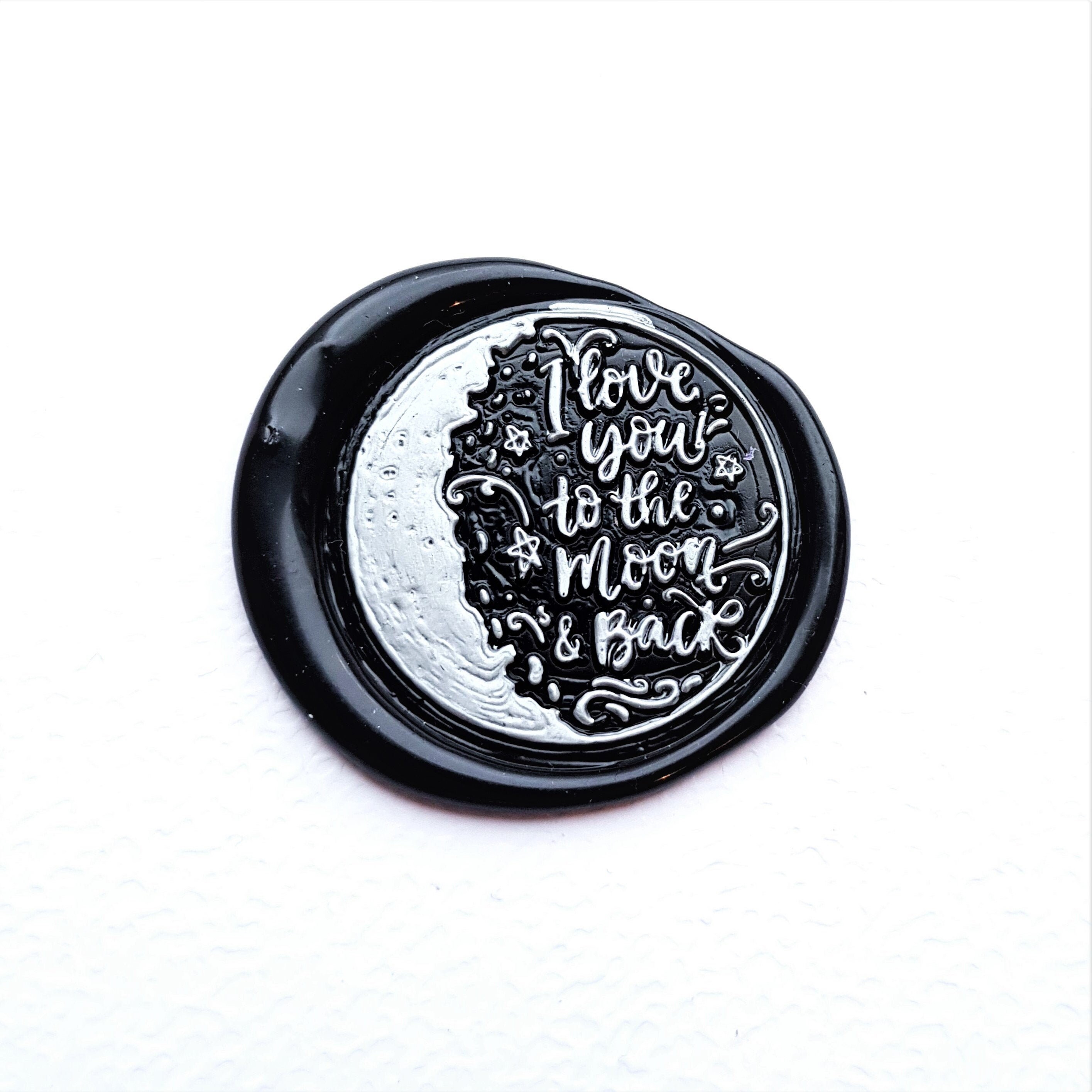 Adhesive Wax Seal Sticker Wax Seal Stickers Wedding I Love Etsy