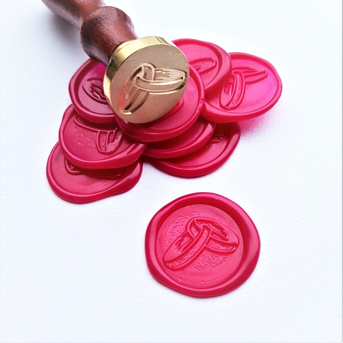 Self Adhesive Wax Seal Sticker Wax Seal Stickers Wedding Etsy