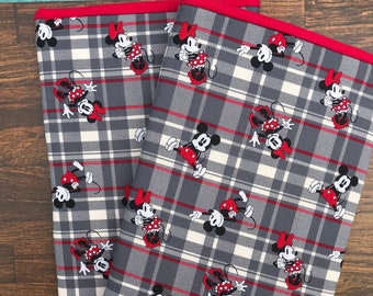 Large Booksleeve - Mickey & Minnie Mouse| Large Hardcover Padded Book Sleeve | Book Lovers | Gifts for Readers | Disney Gifts