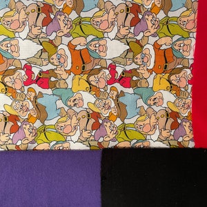 Large Booksleeve Seven Dwarfs Gifts for Readers Book Gifts Disney Print image 6