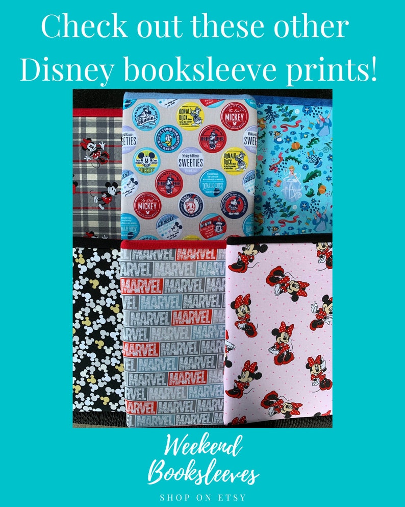 Large Booksleeve Seven Dwarfs Gifts for Readers Book Gifts Disney Print image 7