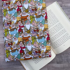 Large Booksleeve Seven Dwarfs Gifts for Readers Book Gifts Disney Print image 3