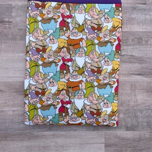 Large Booksleeve Seven Dwarfs Gifts for Readers Book Gifts Disney Print image 2