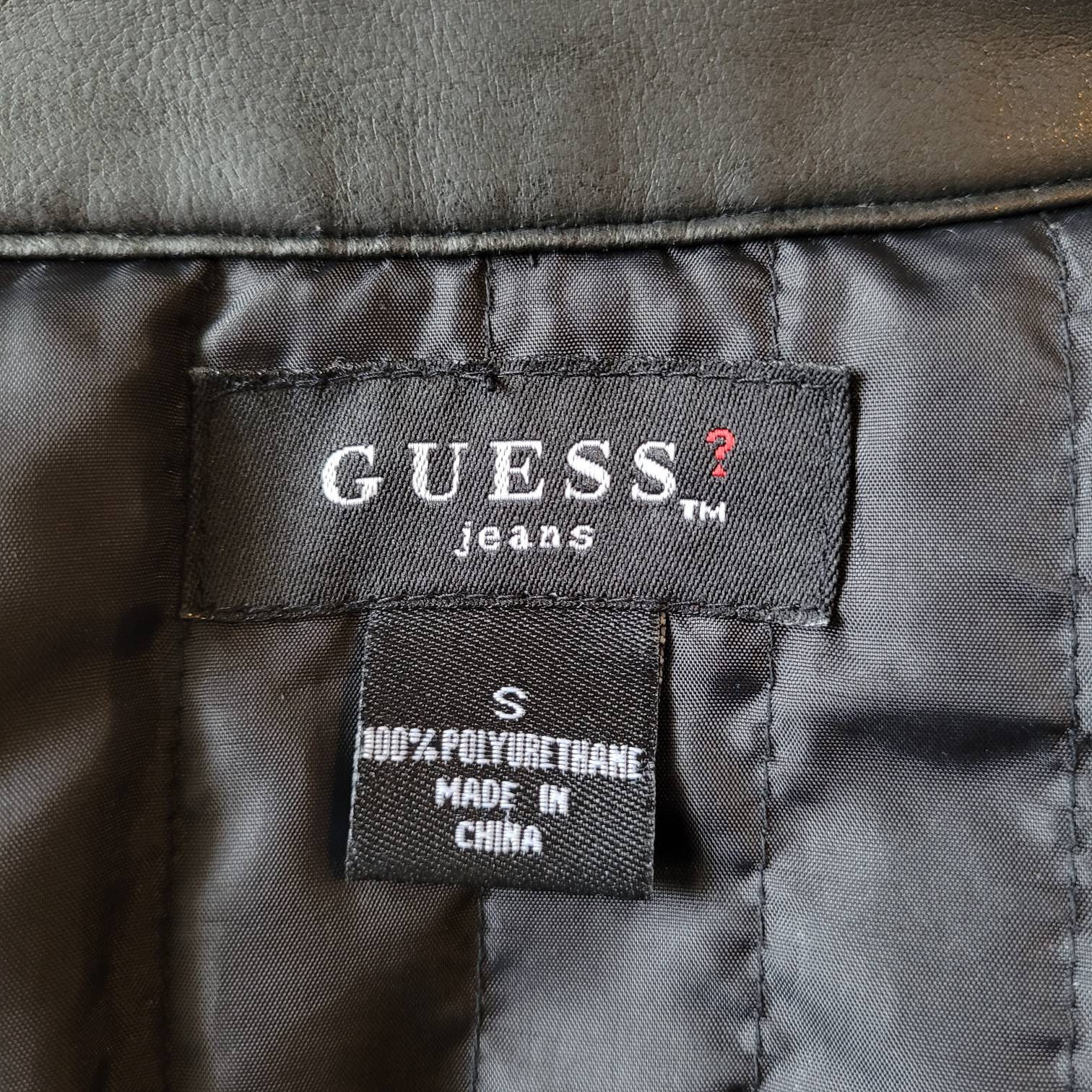 On Hold for Natty - Vintage 90s/00s Guess Black Pleather On Hold for Natty - Vintage 90s/00s Guess Black Pleather