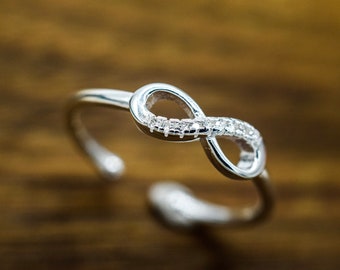 Orecchini Infinity Donna In Argento Sterling 925 Con Zirconia – Simbolo Amore Eterno, Regalo Color Oro - 4