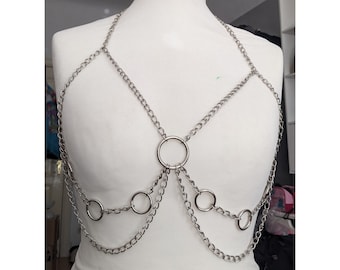 Harness Bra mit Ringen