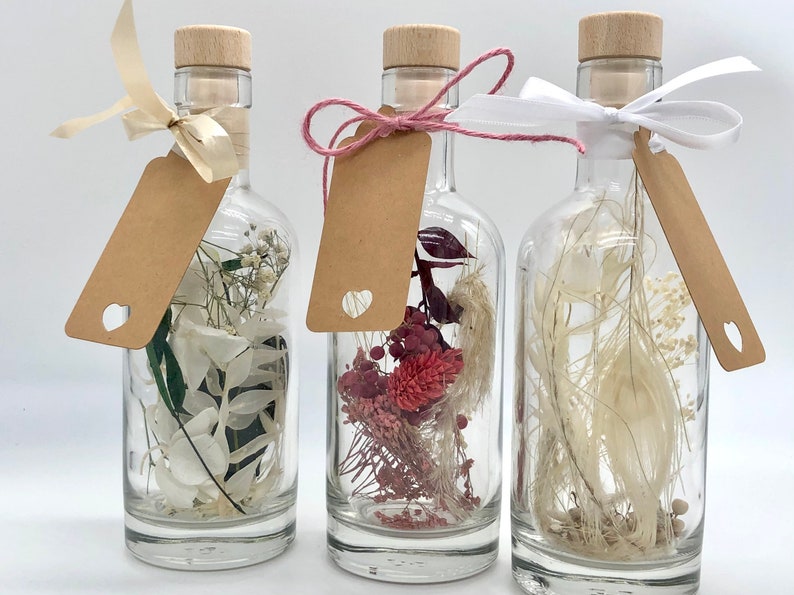 Сушеные цветы в бутылке / Сухая бутылка цветка / Сухое 0 — изображение