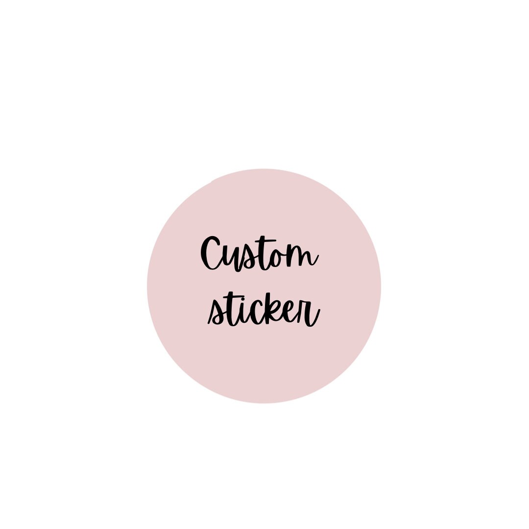 Custom sticker Etsy