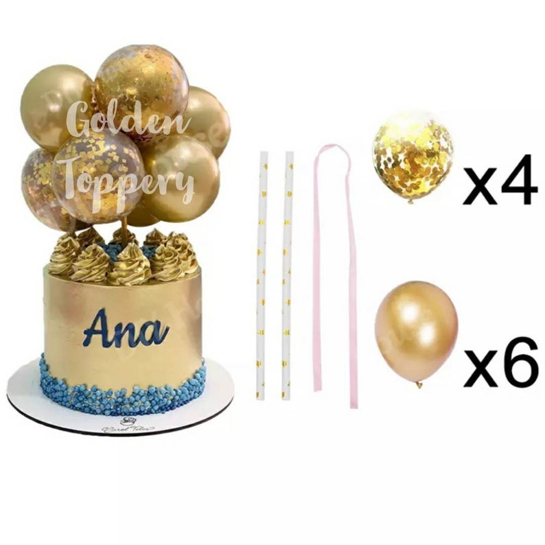 Balloon Cake Topper Balloon Topper Etsy
