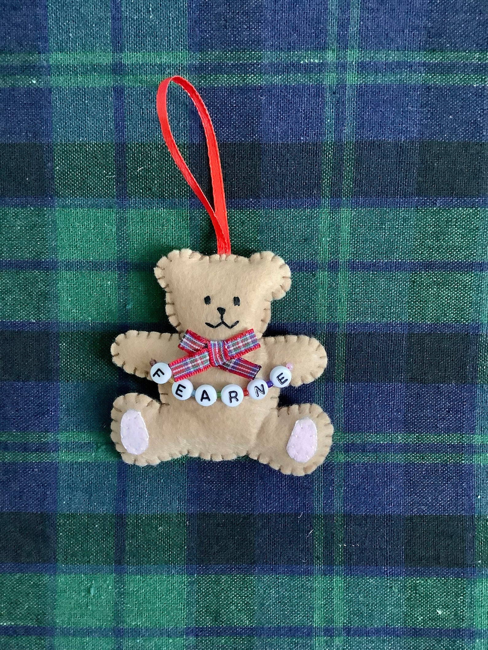 Handmade Personalised Christmas Decorations - Etsy UK