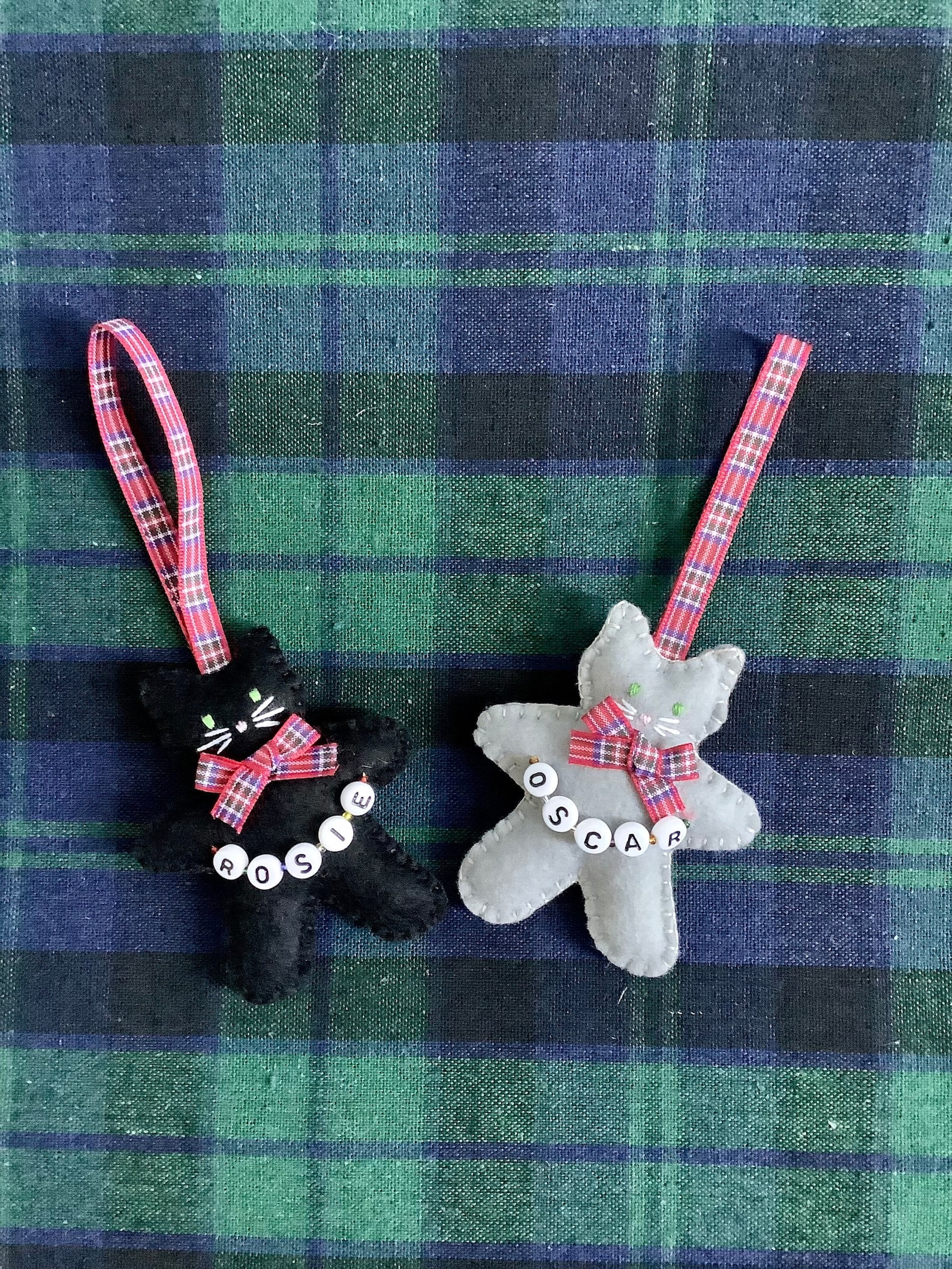 Handmade Personalised Christmas Decorations - Etsy UK