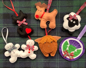 Handmade Christmas decorations