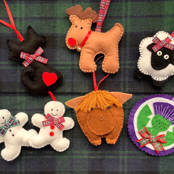 Christmas Ornaments Handmade - Etsy UK