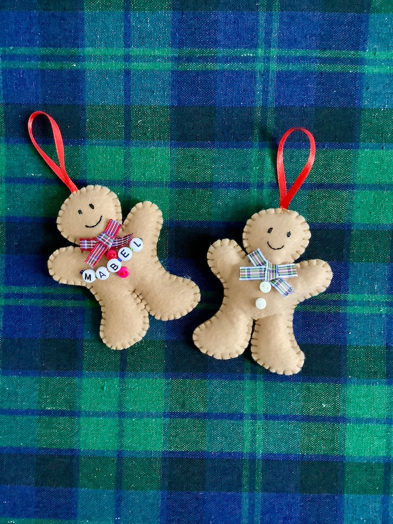 Handmade Personalised Christmas Decorations - Etsy UK