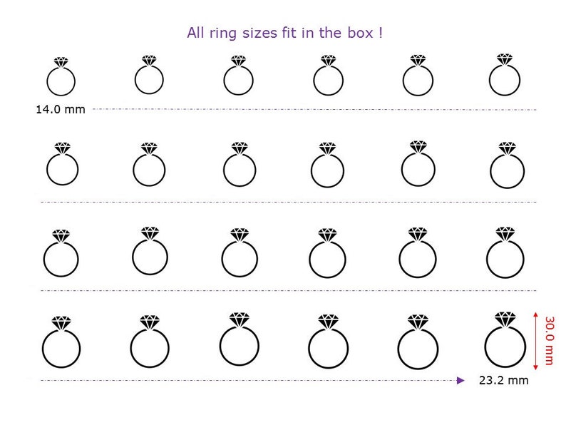 Unique LED Engagement Ring Box Proposal Ring Box Wooden Black image 6