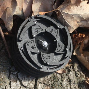 Engagement Ring Box | Black Wood