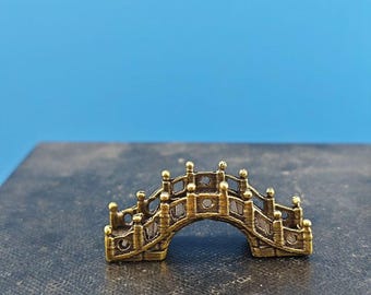 copper bonsai suiseki micro landscape decoration：bridge 3