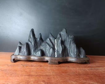 China Natural Stone Mountain Stones Bonsai Suiseki Youlan Orchid