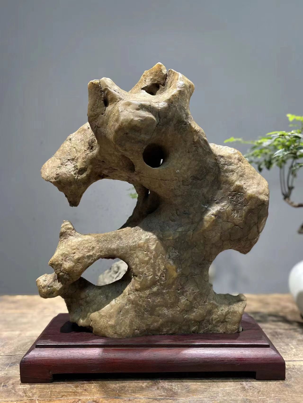 Old Collection China Natural Stone Mountain Stones Bonsai Suiseki