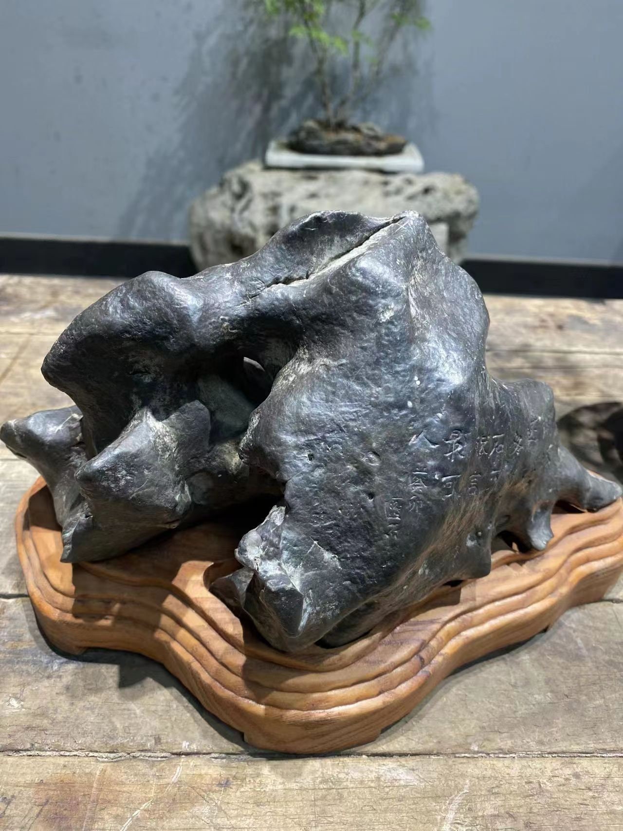 Old Collection China Natural Stone Mountain Stones Bonsai Suiseki