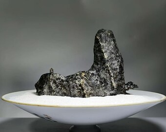 中国天然石 山石 盆栽 水石 アラシャン砂漠 ゴビ石 022601 tt - Etsy 日本