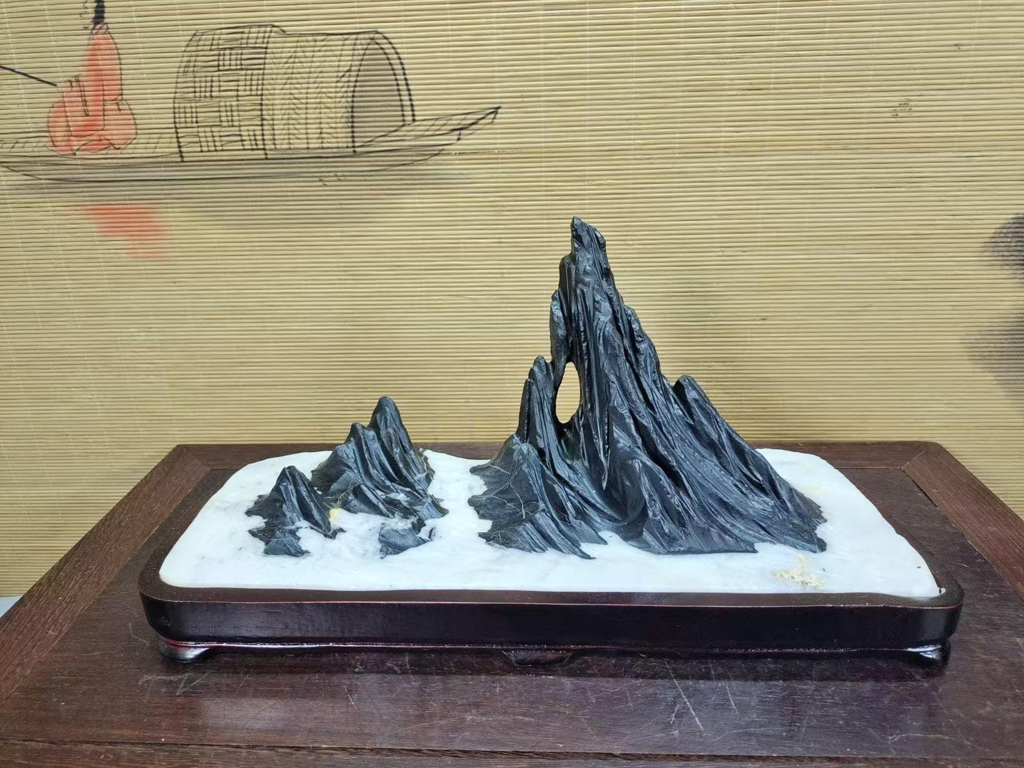 中華奇石 (CHINA’S RARE STONES)　希少本 China Natural Stone Mountain Stones Bonsai Suiseki Lingbi Stone