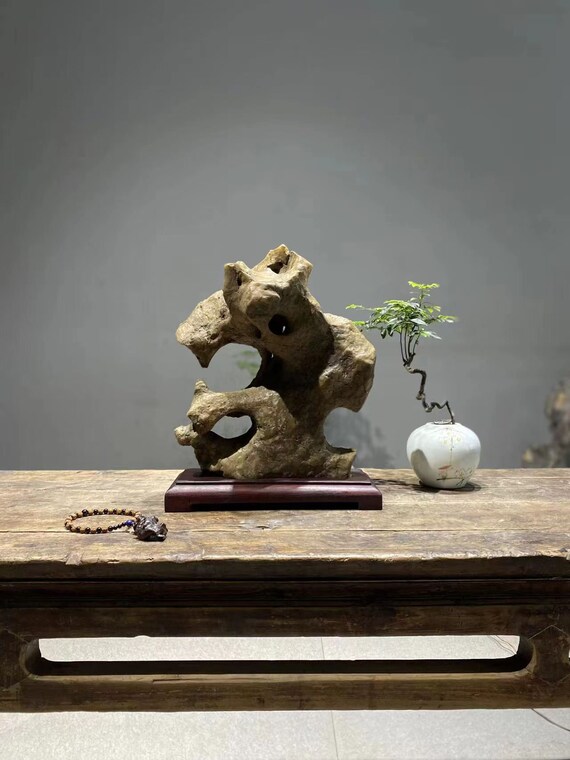 Old Collection China Natural Stone Mountain Stones Bonsai Suiseki