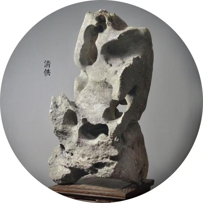 China Natural Stone Mountain Stones Bonsai Suiseki Taihu Stone