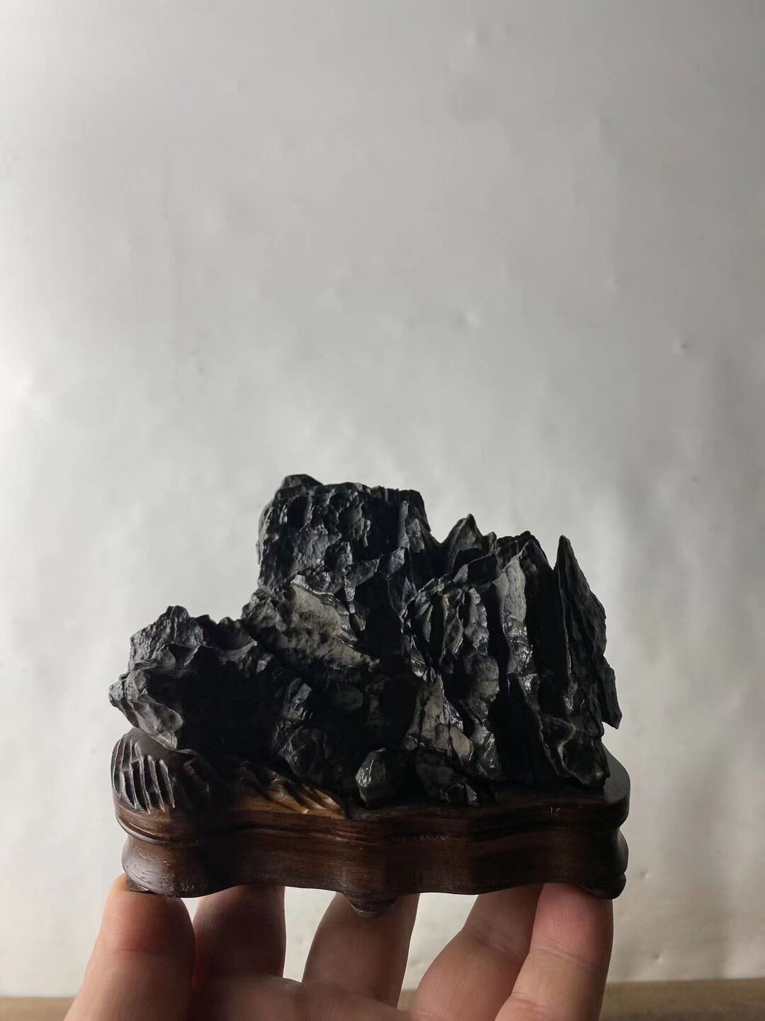 中国天然石 山石 盆栽水石 霊壁石 0802091 - Etsy 日本