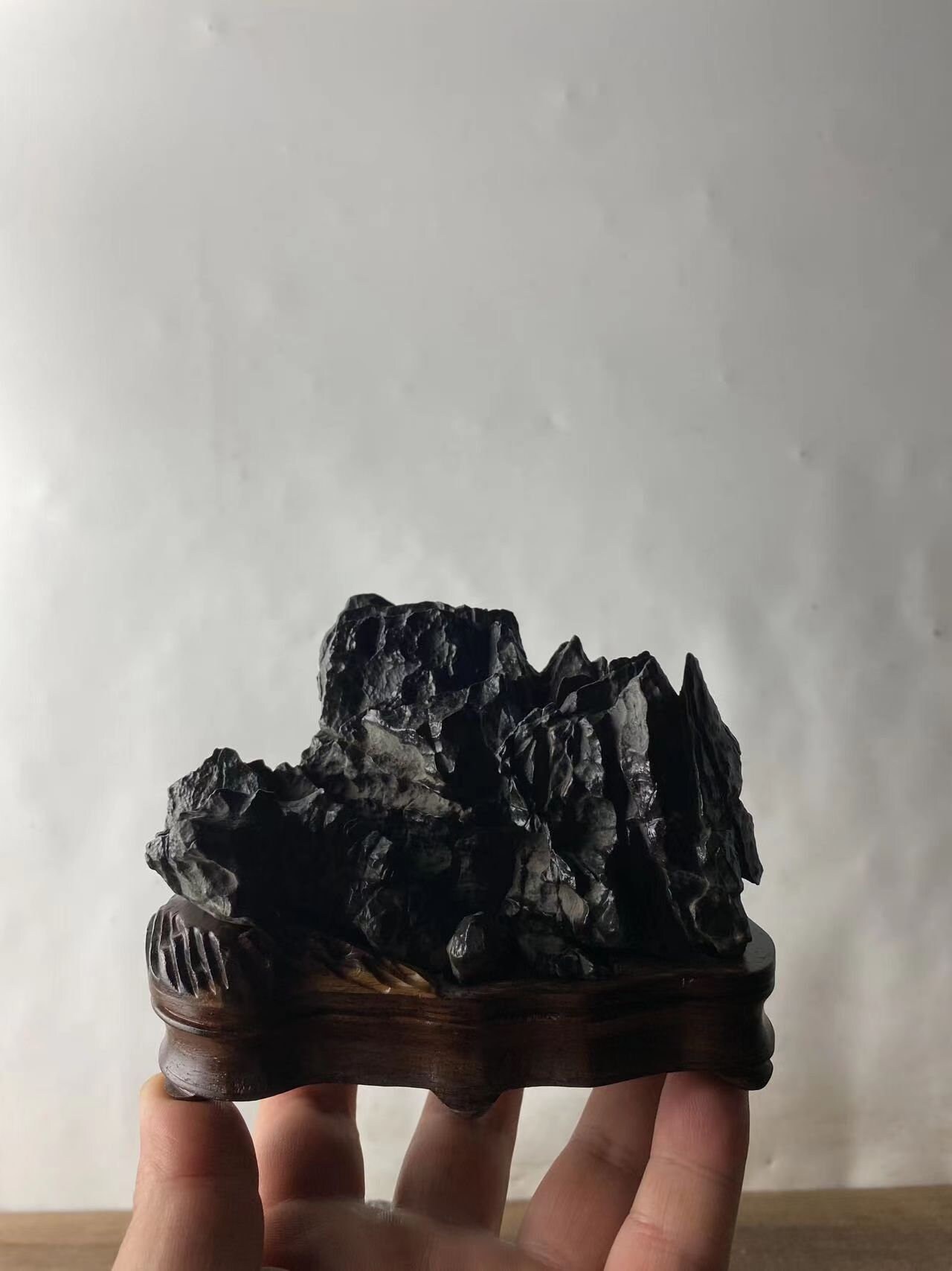 天然　水石 中国天然石 山石 盆栽水石 霊壁石 0802091 - Etsy 日本