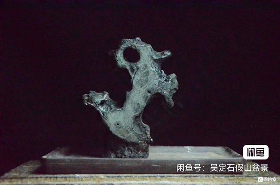 中国陶器彫刻太湖石盆栽水石003 - Etsy 日本
