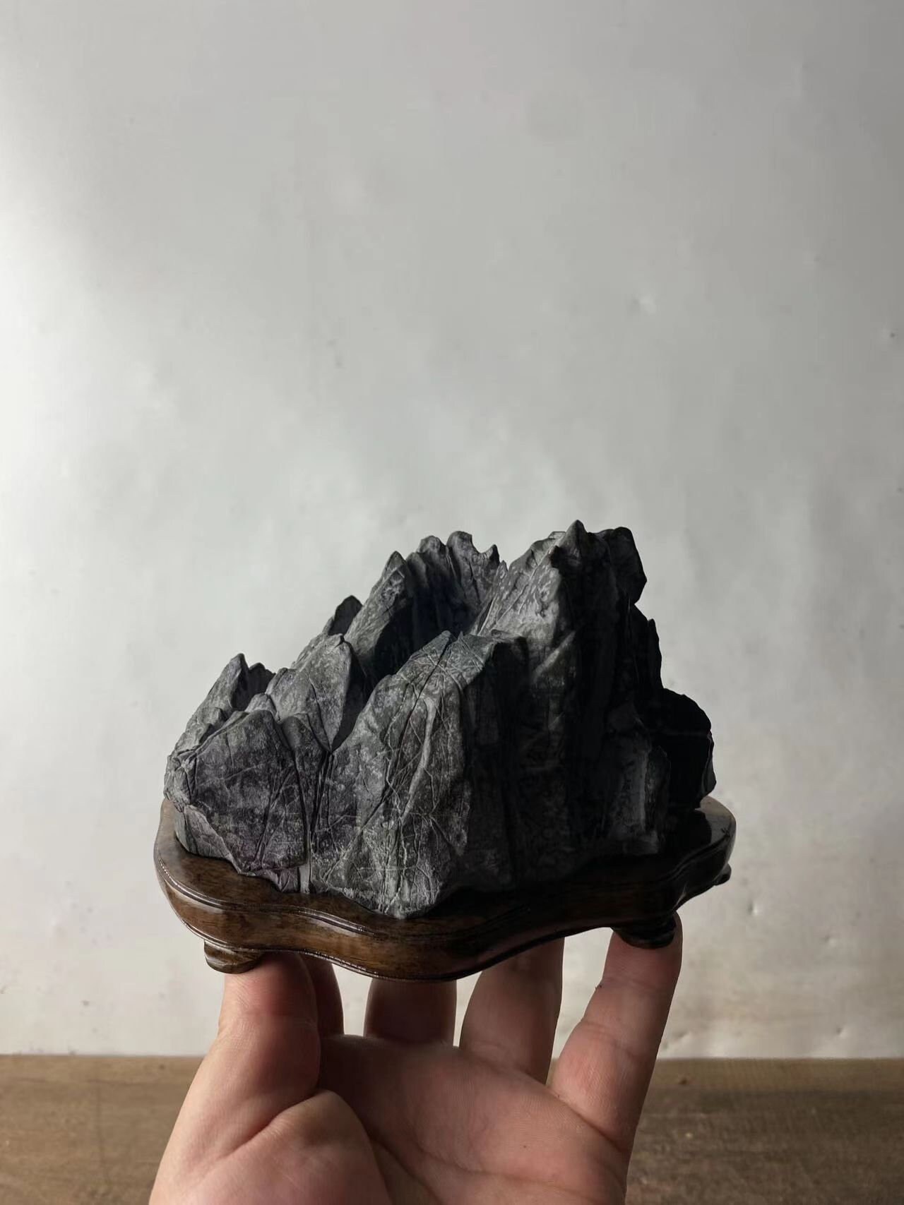 中国 天然石 山石 盆栽水石 霊壁石 灵見石 081709 - Etsy 日本