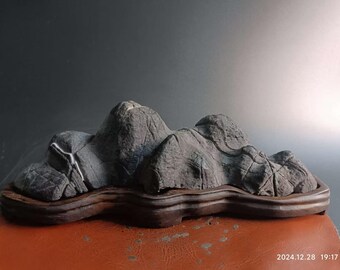 China Natural Stone Mountain Stones Bonsai Suiseki Youlan Orchid