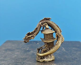 Copper Bonsai Suiseki Micro Landscape Decoration：dragon 061302 - Etsy