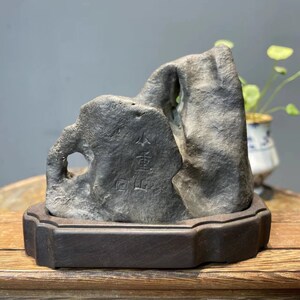 オールドコレクション 中国 天然石 山石 盆栽水石 太湖石 太湖石