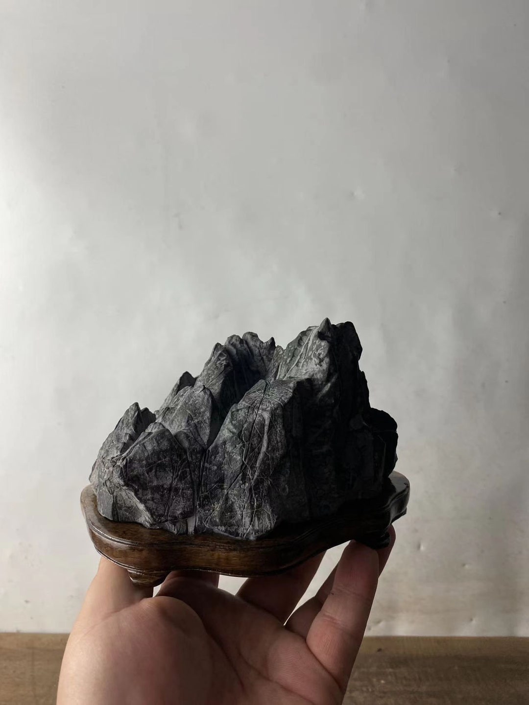中国 天然石 山石 盆栽水石 霊壁石 灵見石 081709 - Etsy 日本