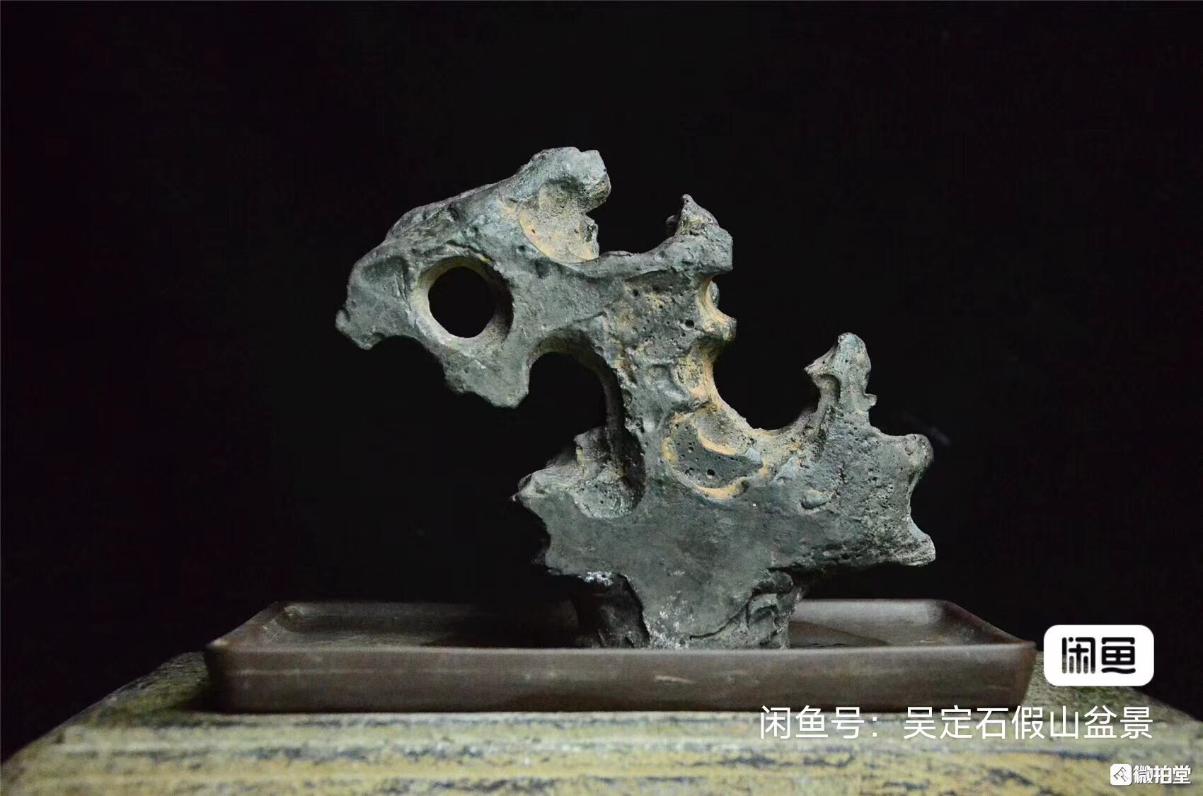 中国陶器彫刻太湖石盆栽水石002 - Etsy 日本