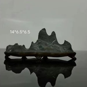 China Natuursteen Bergstenen Bonsai Suiseki lingbi steen 121308