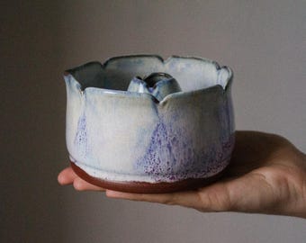 MATCHA SET bowl, whisk holder | chawan, Japanese, cup, handmade, ceramic, housewarming, flower, ritual, tea, clay, cute, gift, artistic, art