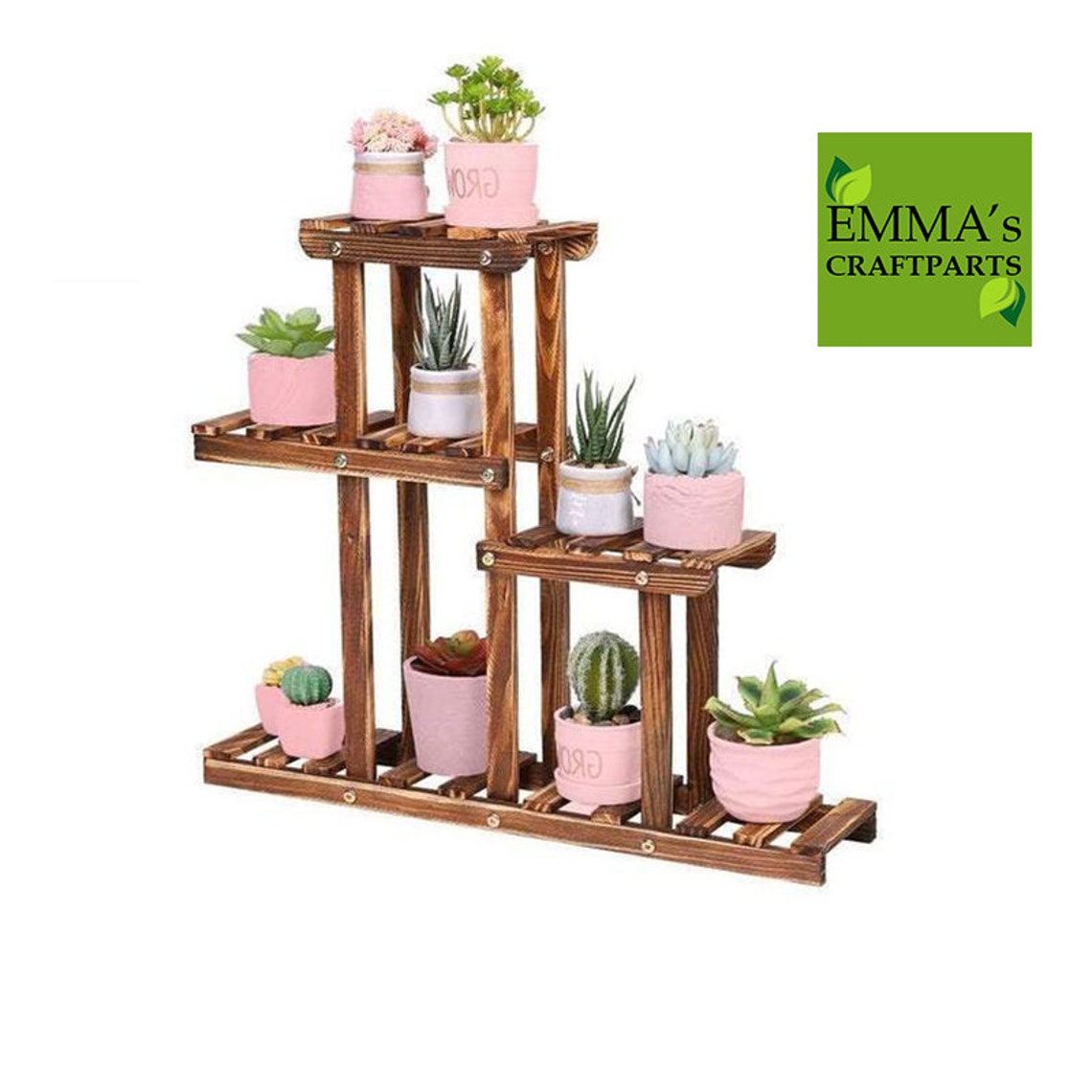 5 POTS Multi Tier Pflanze Stand BlumenRegal Regal Outdoor | Etsy