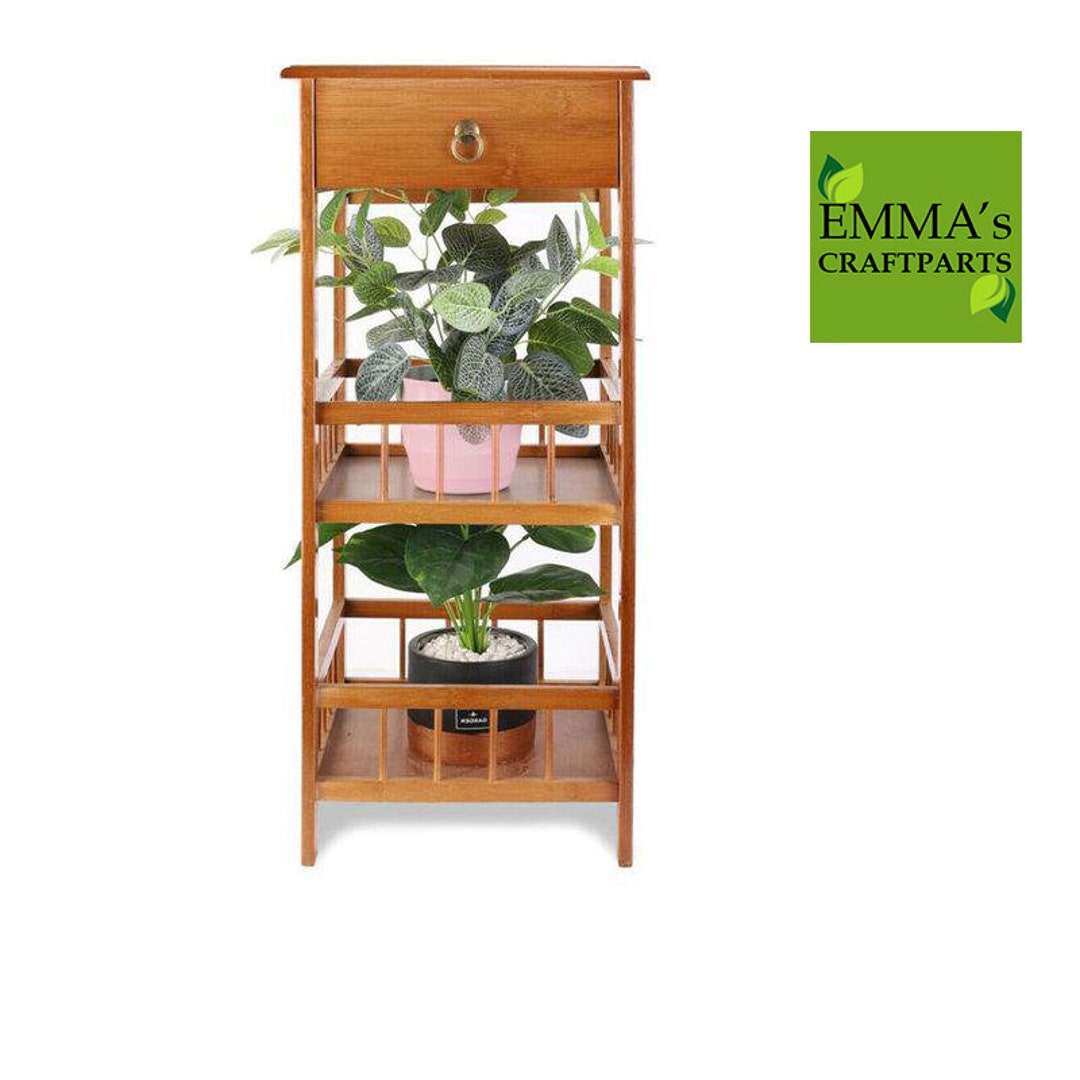 VINTAGE Bamboo Nightstand Bedside Table Sofa End Table Etsy