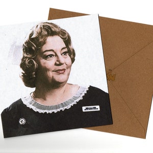 Tarjeta de felicitación Hattie Jacques 15x15cm con sobre