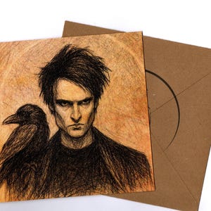 The Sandman, DREAM  handmade greeting card and envelope 15cmx15cm blank inside