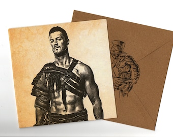 Dan Feuerriegel 15x15cm card and envelope blank inside