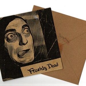 Marty Feldman (Igor) handmade greeting card and envelope 15cmx15cm